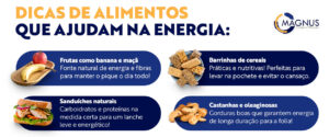 Alimentos que ajudam a dar energia para este carnaval